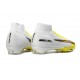 Crampons Nike Mercurial Superfly 10 Elite FG Blanc Or Jaune