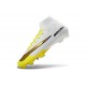 Crampons Nike Mercurial Superfly 10 Elite FG Blanc Or Jaune