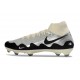 Crampons Nike Mercurial Superfly 10 Elite FG Blanc Noir Argent