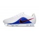 Crampons Nike Tiempo Maestro Elite FG Attack - Blanc Noir Bleu Rose