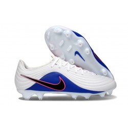 Crampons Nike Tiempo Maestro Elite FG Attack - Blanc Noir Bleu Rose