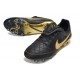 Crampons Nike Tiempo Maestro Elite FG Noir Or