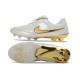 Crampons Nike Tiempo Maestro Elite FG Blanc Or