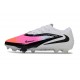 Nike Phantom 6 Elite Low FG Nouveau Blanc Rose Noir