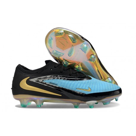 Nike Phantom 6 Elite Low FG Nouveau Bleu Or Noir