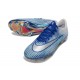 Nike Zoom Mercurial Vapor 17 Elite FG Nouveau Bleu Argent