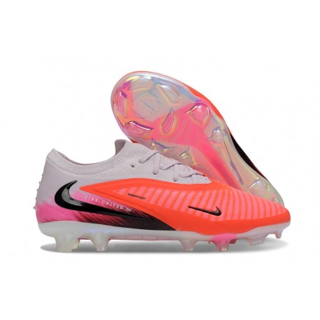 Nike Phantom 6 Elite Low FG Nouveau Orange Noir Blanc