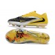 Nike Phantom 6 Elite Low FG Nouveau Noir Jaune Argent
