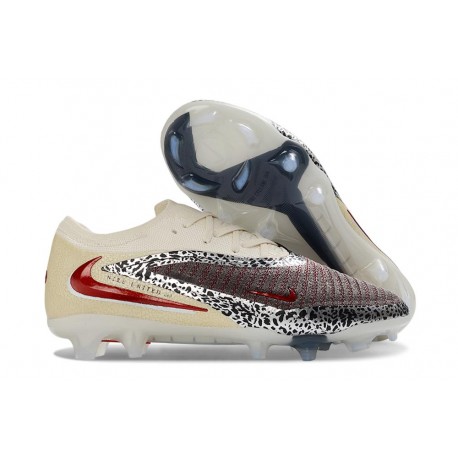 Nike Phantom 6 Elite Low FG Nouveau Rouge Blanc Noir