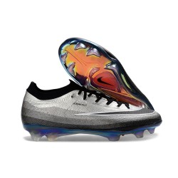 Crampons Nike Air Zoom Mercurial Vapor XVII Elite FG Noir Argent