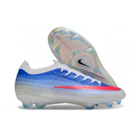 Crampons Nike Air Zoom Mercurial Vapor XVII Elite FG Bleu Blanc Rouge