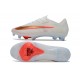 Crampons Nike Air Zoom Mercurial Vapor XVII Elite FG Blanc Or