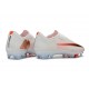 Crampons Nike Air Zoom Mercurial Vapor XVII Elite FG Blanc Or