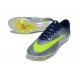 Crampons Nike Air Zoom Mercurial Vapor XVII Elite FG Bleu Jaune