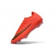 Crampons Nike Air Zoom Mercurial Vapor XVII Elite FG Rouge Or