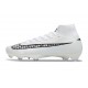 Crampons Nike Mercurial Superfly 10 Elite FG Blanc Noir
