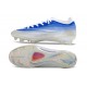 Nike Chaussures Zoom Mercurial Vapor 17 Elite FG Bleu Blanc