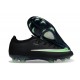 Nike Chaussures Zoom Mercurial Vapor 17 Elite FG Noir Vert Illusion