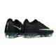 Nike Chaussures Zoom Mercurial Vapor 17 Elite FG Noir Vert Illusion