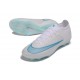 Nike Chaussures Zoom Mercurial Vapor 17 Elite FG Blanc Bleu