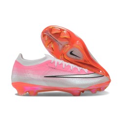 Nike Chaussures Zoom Mercurial Vapor 17 Elite FG Rose Argent