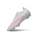 Nike Chaussures Zoom Mercurial Vapor 17 Elite FG Blanc Rose