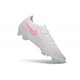 Nike Chaussures Zoom Mercurial Vapor 17 Elite FG Blanc Rose
