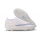 Nike Chaussures Zoom Mercurial Vapor 17 Elite FG Blanc Bleu Ciel