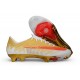 Nike Zoom Mercurial Superfly 11 Elite Gazon Naturel Chaussures CR7 Or Rouge