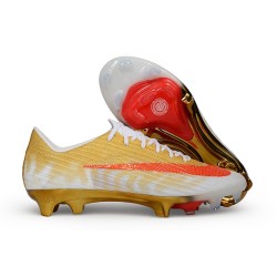 Nike Zoom Mercurial Superfly 11 Elite Gazon Naturel Chaussures CR7 Or Rouge