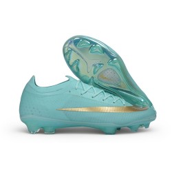 Chaussures de Foot Nike Mercurial Vapor 17 Elite FG Vert luminescent Mtlc Or