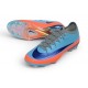 Chaussures de Foot Nike Mercurial Vapor 17 Elite FG Bleu Orange