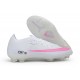 Chaussures de Foot Nike Mercurial Vapor 17 Elite FG Ronaldo Blanc Rose