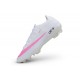Chaussures de Foot Nike Mercurial Vapor 17 Elite FG Ronaldo Blanc Rose