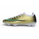 Chaussures de Foot Nike Mercurial Vapor 17 Elite FG Or Vert