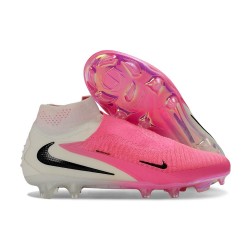 Crampons Neuf Nike Phantom 6 Elite DF FG Rose Blanc
