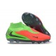Chaussure de Foot Nike Phantom 6 Elite High FG Hot Punch Noir Vert Strike