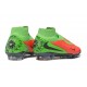 Chaussure de Foot Nike Phantom 6 Elite High FG Hot Punch Noir Vert Strike
