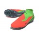 Chaussure de Foot Nike Phantom 6 Elite High FG Hot Punch Noir Vert Strike