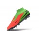 Chaussure de Foot Nike Phantom 6 Elite High FG Hot Punch Noir Vert Strike