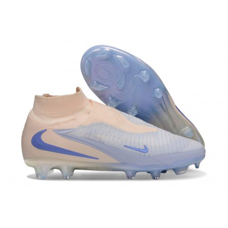 Chaussure de Foot Nike Phantom 6 Elite High FG Bleu