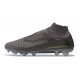 Chaussure de Foot Nike Phantom 6 Elite High FG Gris