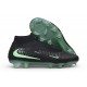 Chaussure de Foot Nike Phantom 6 Elite High FG Noir Vert Illusion