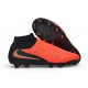 Chaussure Nike Phantom 6 Elite High FG Brt Rouge foncé Dégradé Noir