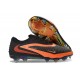 Nike Phantom 6 Elite Low FG Nouveau Noir Brt Rouge foncé