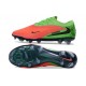 Crampons de Football Nike Phantom 6 Elite Low FG Hot Punch Noir Vert Strike