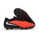 Crampons de Football Nike Phantom 6 Elite Low FG Brt Rouge foncé Fumé Noir