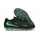 Crampons de Football Nike Phantom 6 Elite Low FG Noir Vert Illusion