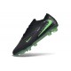 Crampons de Football Nike Phantom 6 Elite Low FG Noir Vert Illusion