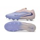Crampons de Football Nike Phantom 6 Elite Low FG Bleu lavande Pêche pâle